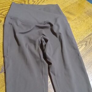 HALARA Women Pants XS Extra Small BROWN New Exercise Yoga Leggings